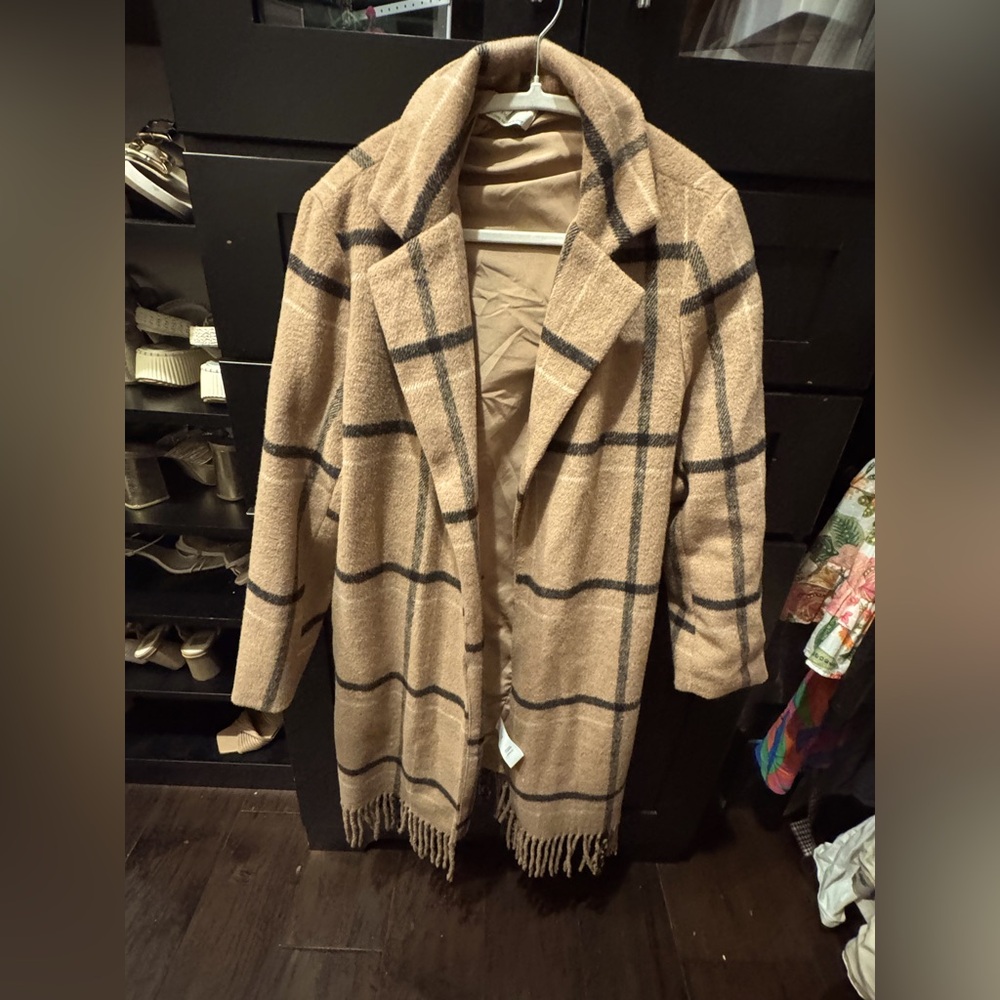 Z Supply Ynez Fringe Mason Coat